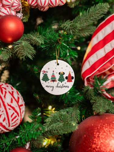 Ceramic Ornament Merry Christmas (Pre-Order)